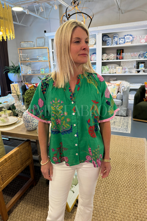 Mariah top, green