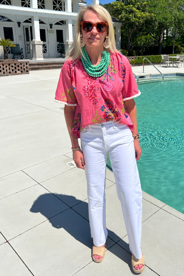 Mariah top, pink