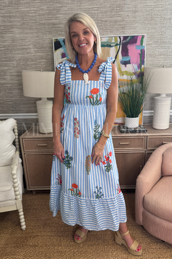 Marianne dress, blue