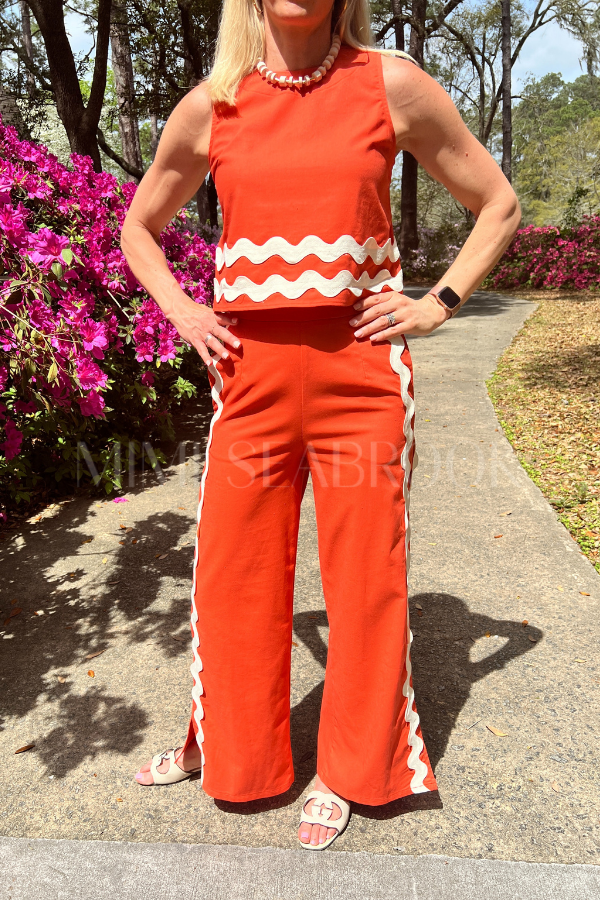 Marina pants, orange