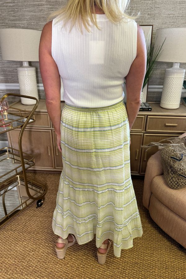 Market Skirt, Monaco Stripes by Livro