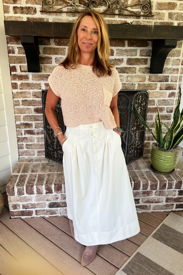 Mary Ann sweater, khaki