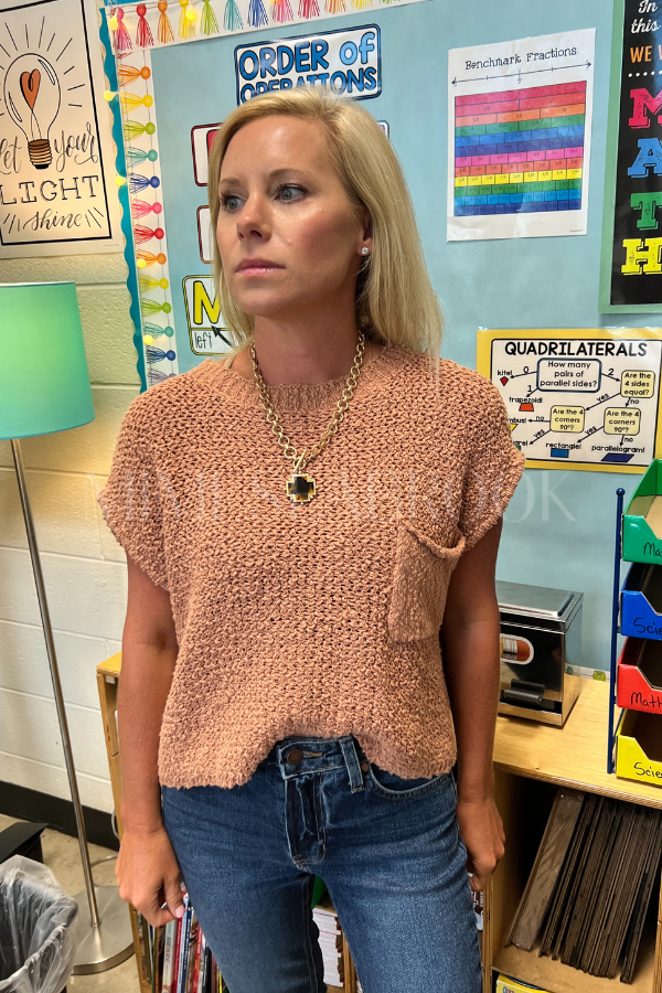 Mary Ann sweater, light brown