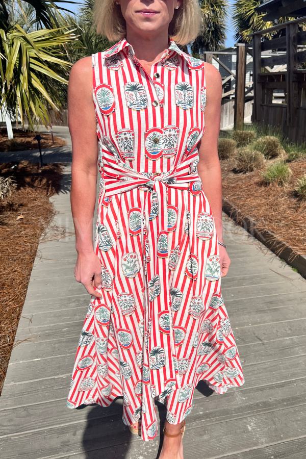 Mary Ellen dress, red