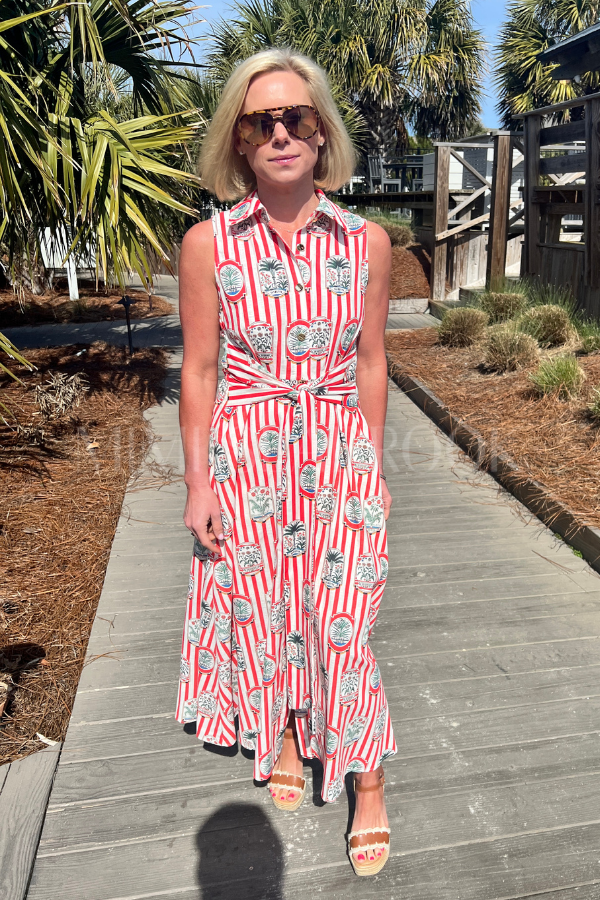 Mary Ellen dress, red