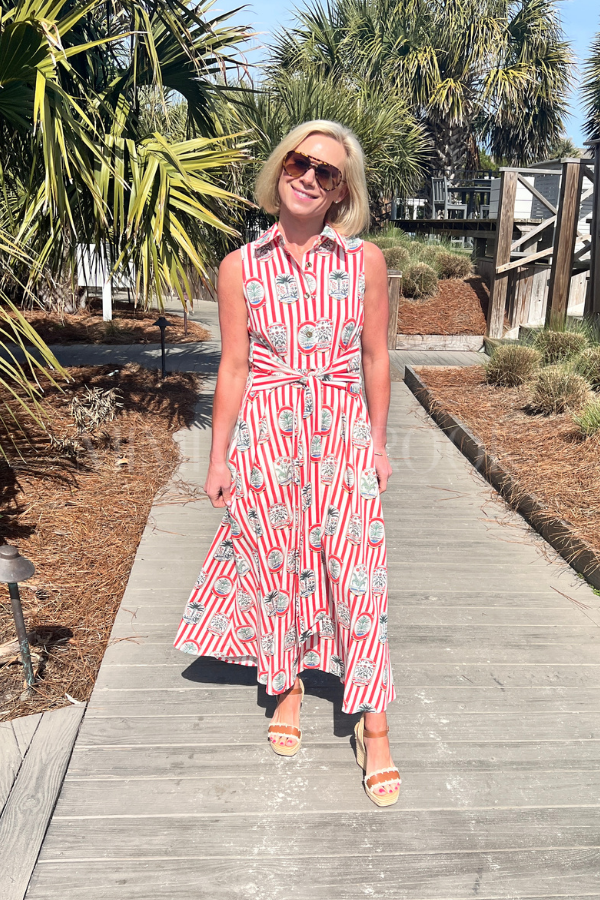 Mary Ellen dress, red