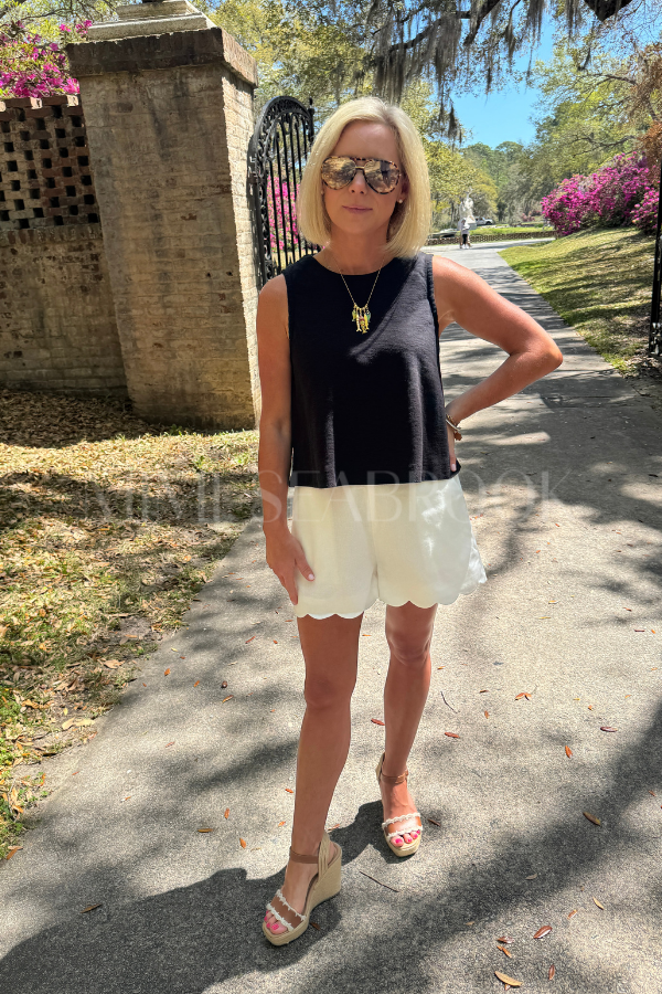 Mavis top, black