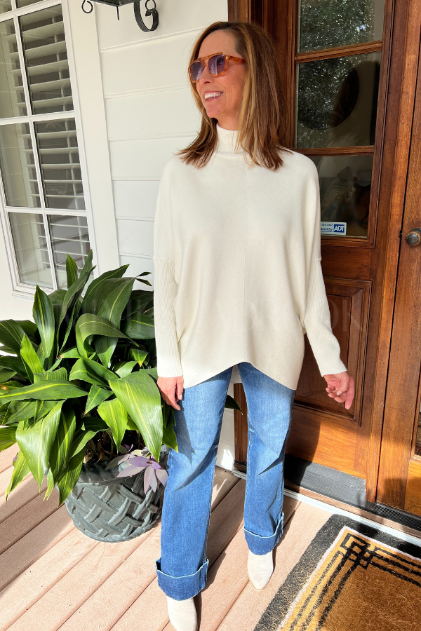 McAllister sweater, ivory