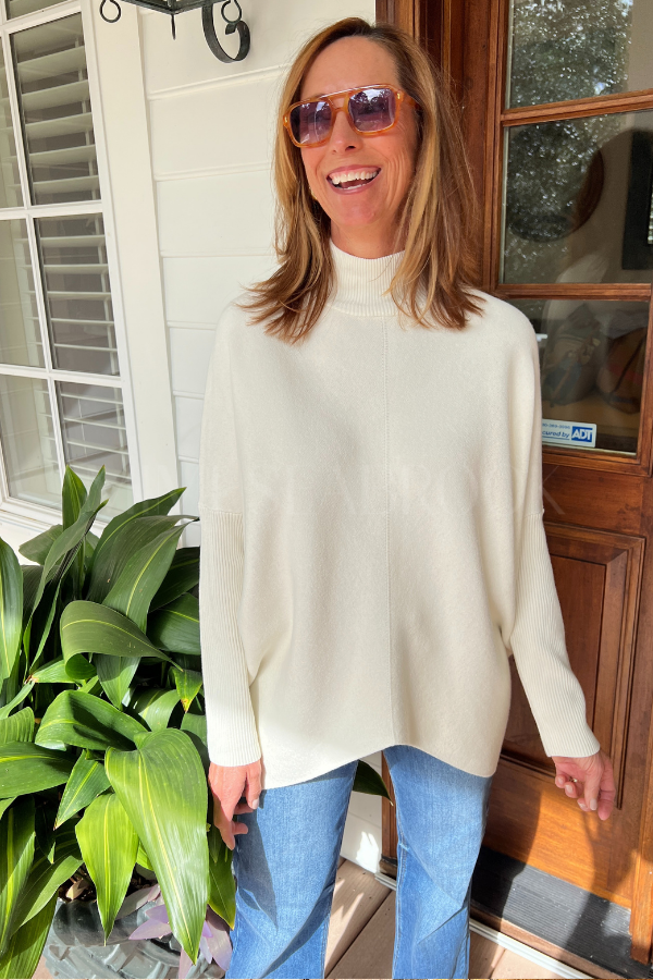 McAllister sweater, ivory