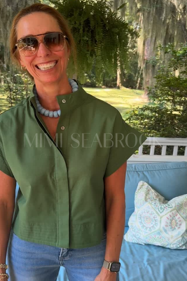 McDowell top, green
