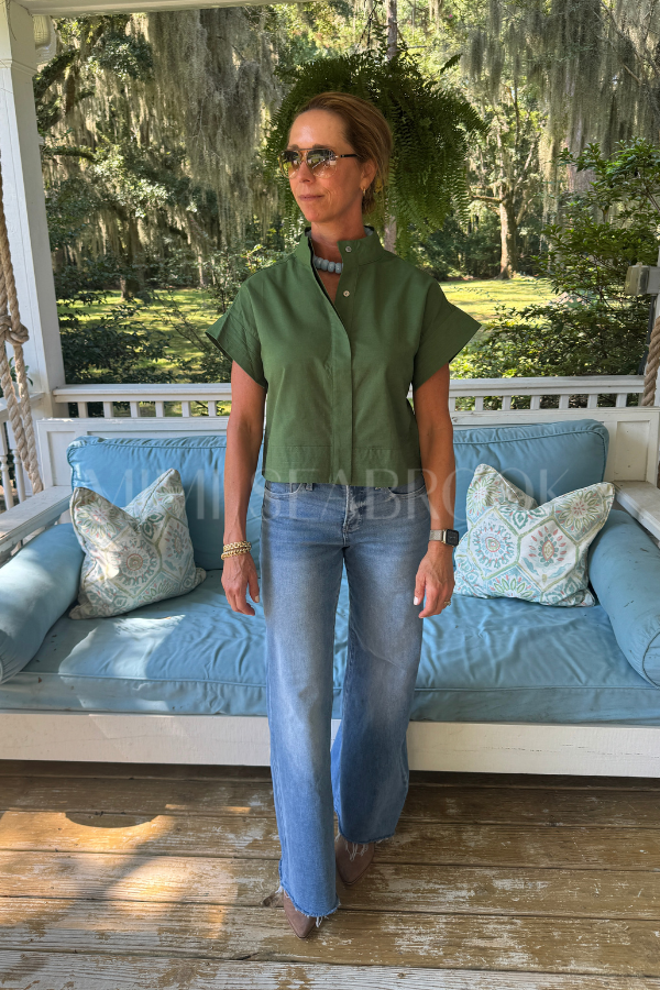 McDowell top, green