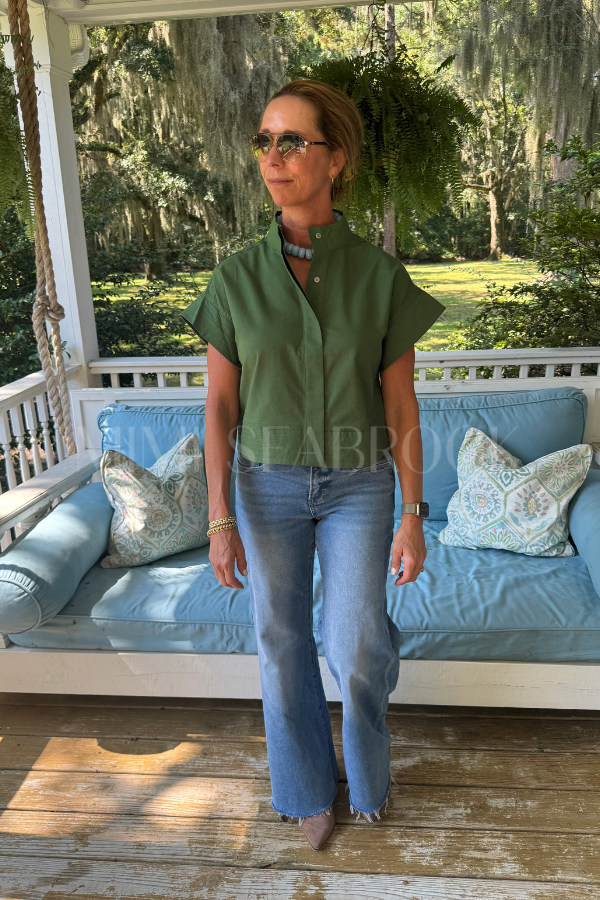 McDowell top, green