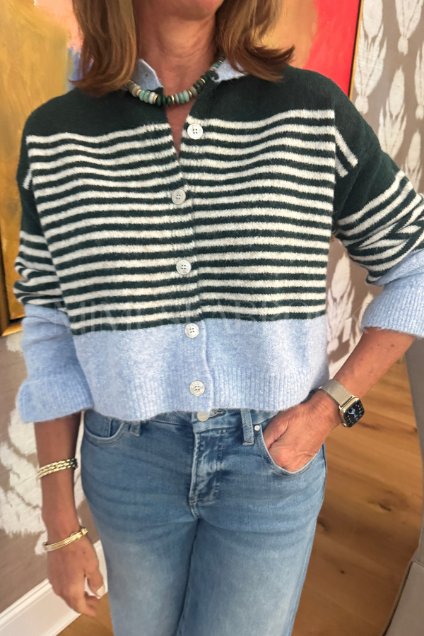 McKittrick cardigan sweater, hunter green
