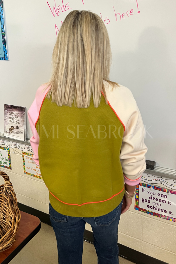 McReavy sweater, olive multi