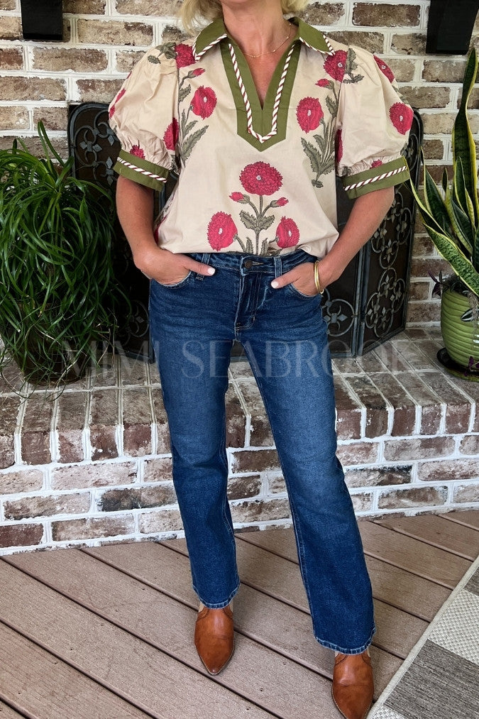 Meilani top, ecru