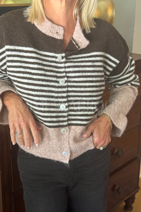 Melissa cardigan sweater, brown