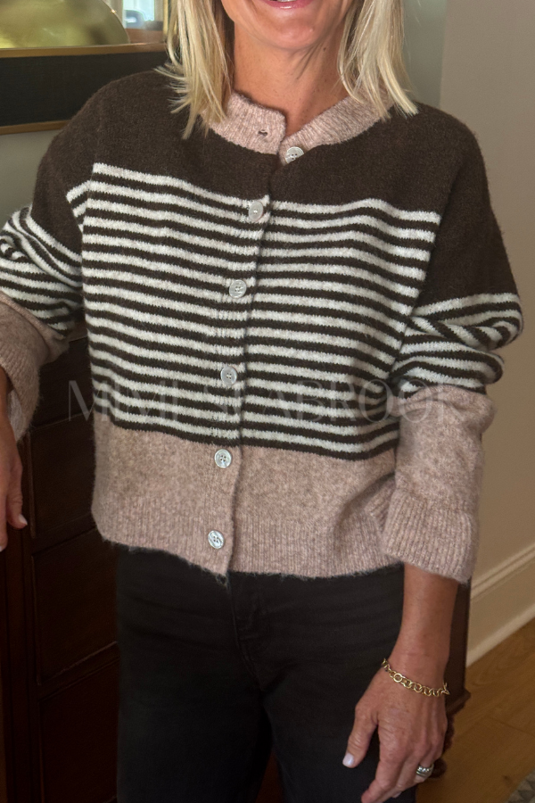 Melissa cardigan sweater, brown