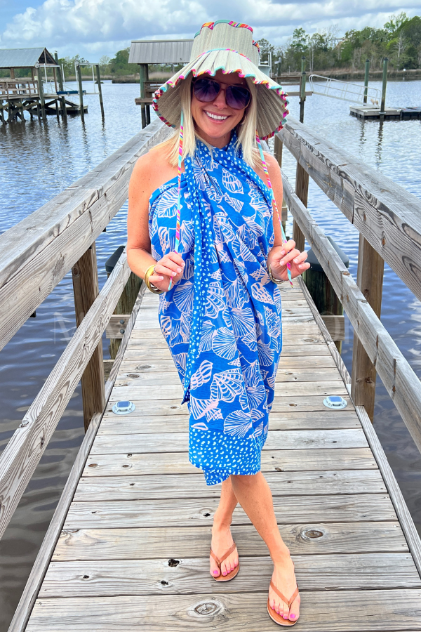 Mermaid and Dot Sarong by Sunshine Tienda