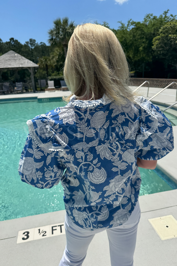 Meryl top, blue