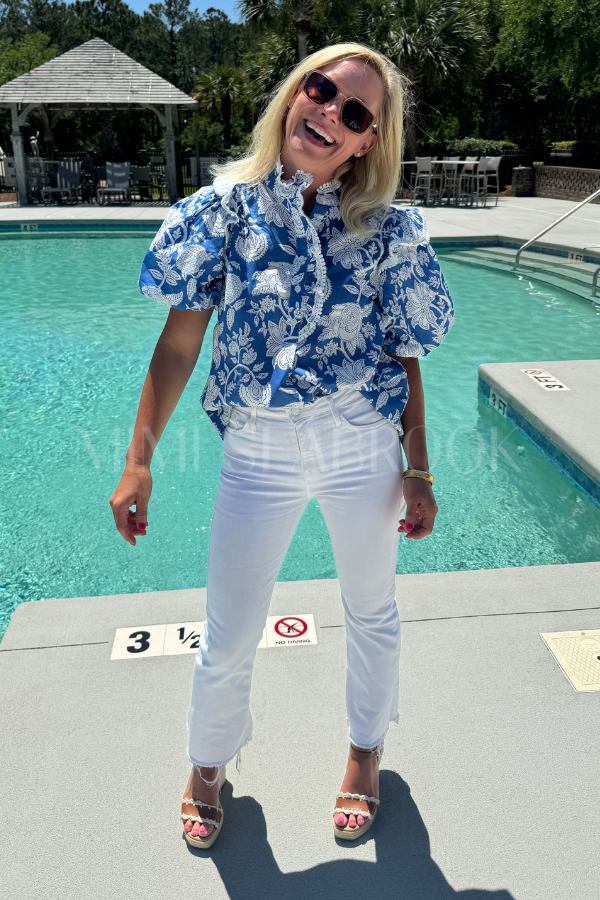 Meryl top, blue