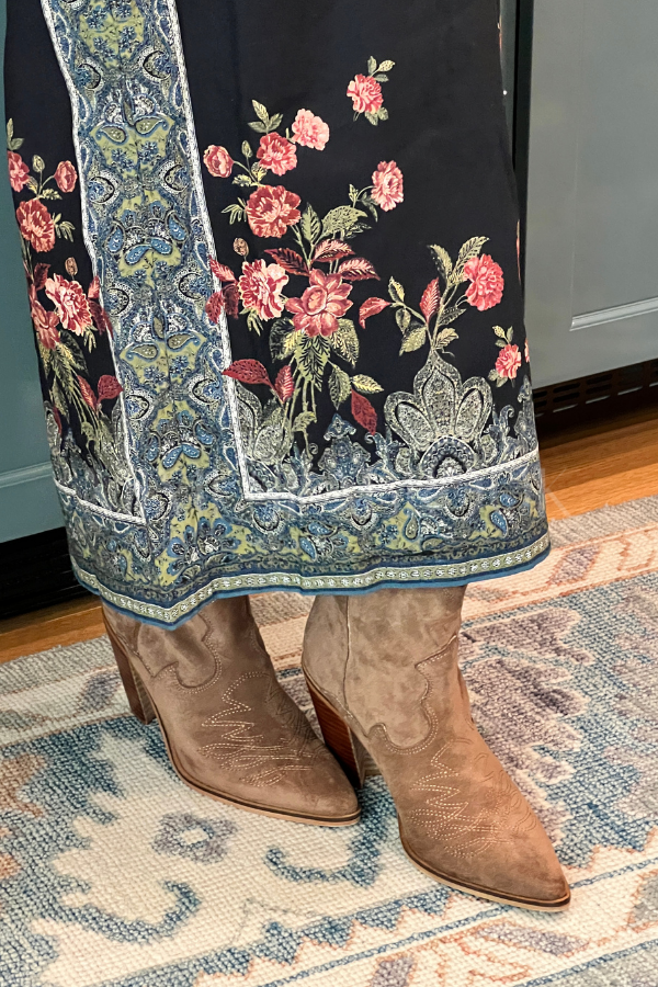 Milena Midi Skirt, Eglantine Print by Cleobella