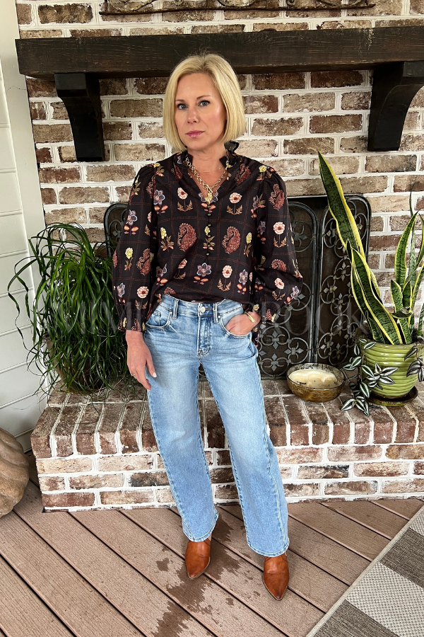 Miley barrel leg jeans, light denim