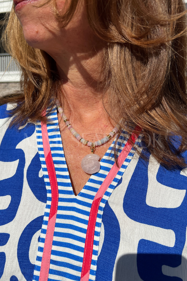 Mille necklace, pastel