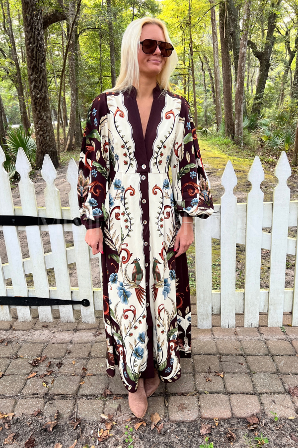 Millena Winter Maxi Dress by Farm Rio