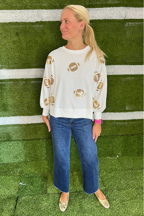 Millie Sweatshirt Top, football