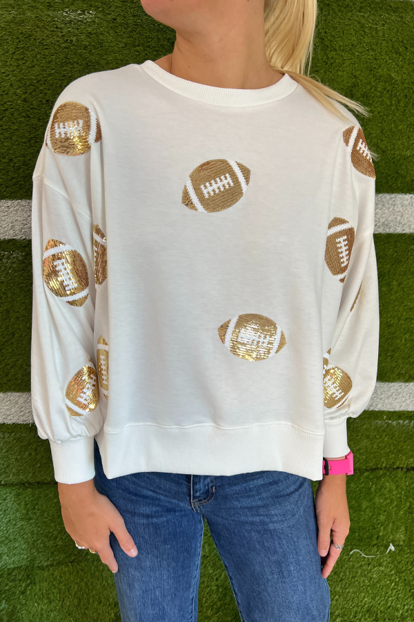 Millie Sweatshirt Top, football