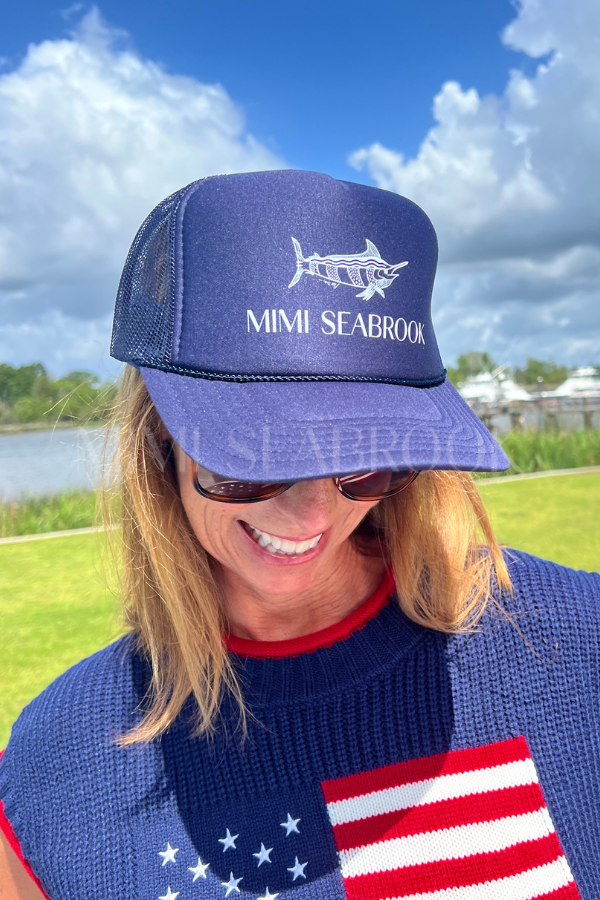 Mimi Marlin Hat x King + Pitt, navy