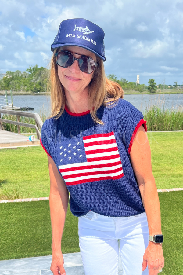 Mimi Marlin Hat x King + Pitt, navy