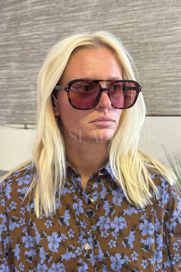Monaco Sunglasses, tort/peach by I-SEA