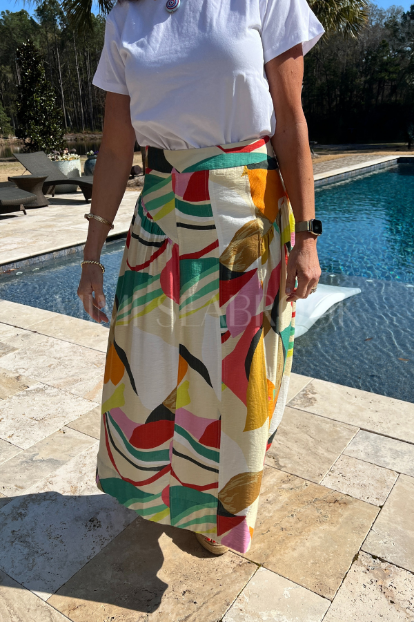Monaco skirt, lime mix