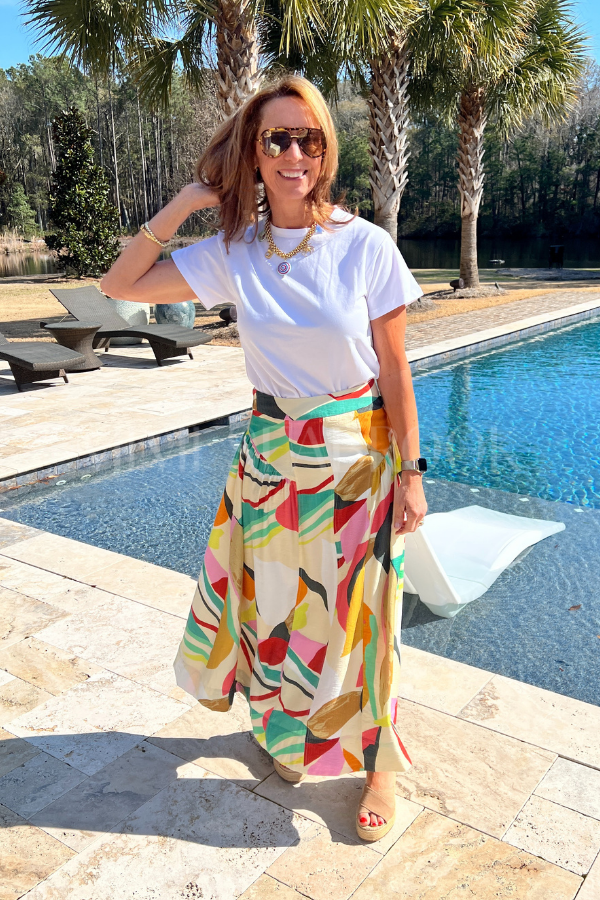Monaco skirt, lime mix