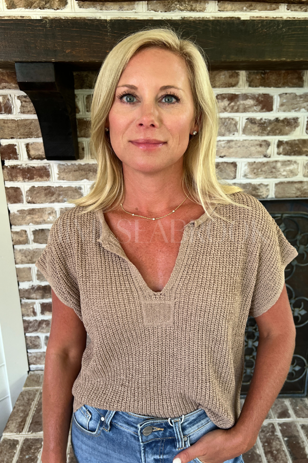 Monique sweater, tan