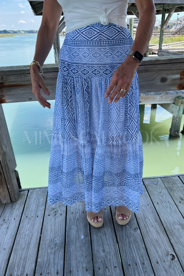 Murphy skirt, blue