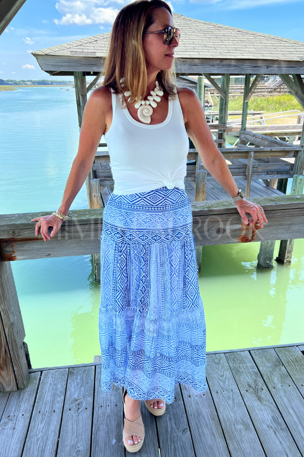Murphy skirt, blue