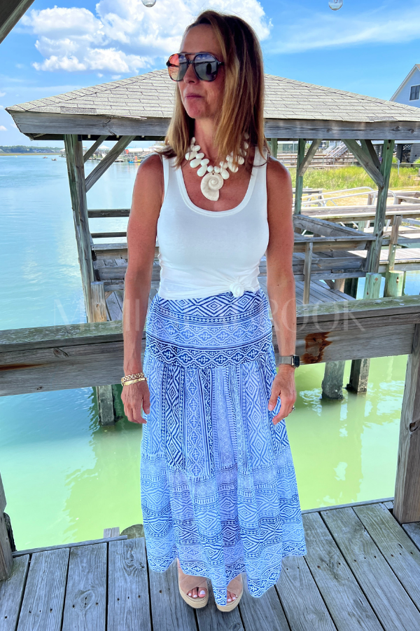 Murphy skirt, blue
