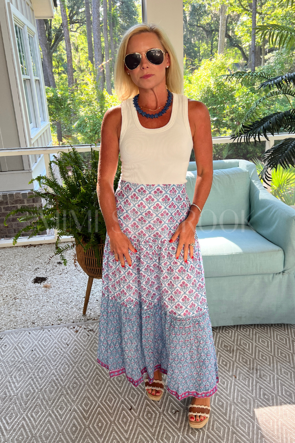 Murphy skirt, grey pink