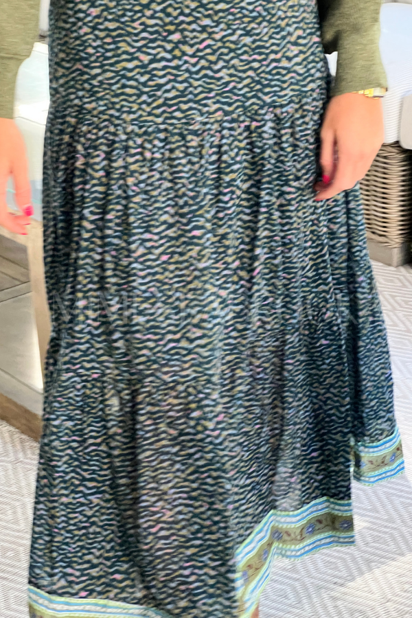 Murphy skirt, teal olive