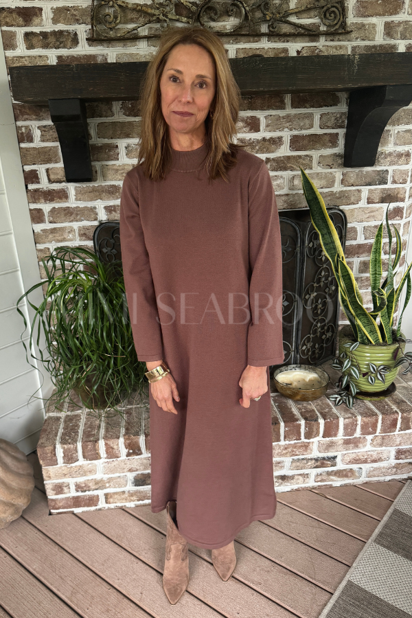 Murray Dress, coffee