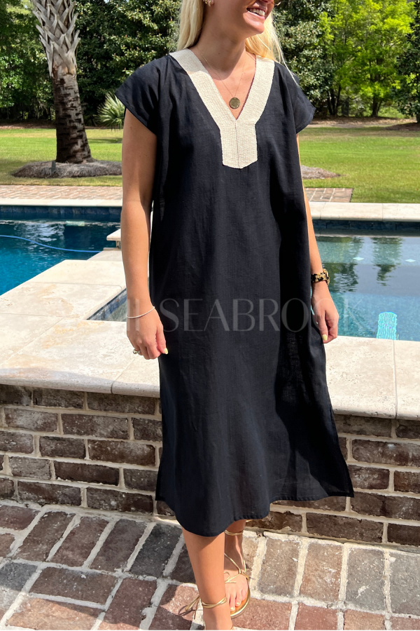 Nalu dress coverup, black