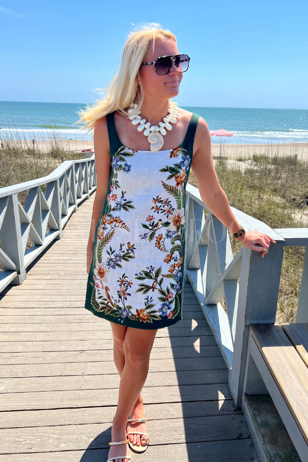 Nature Sand Mini Dress by Farm Rio