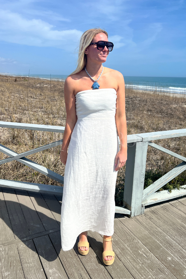 Neill dress, white