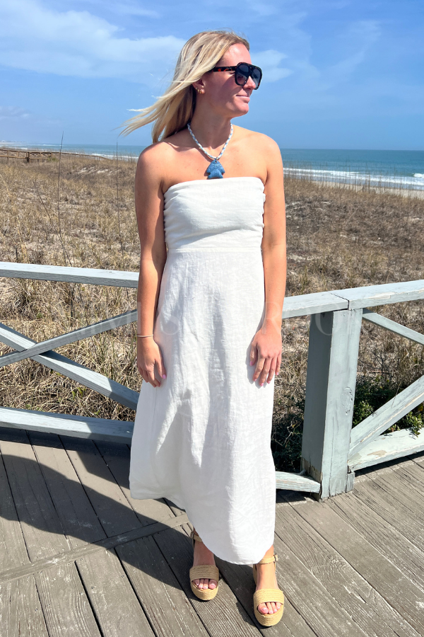 Neill dress, white