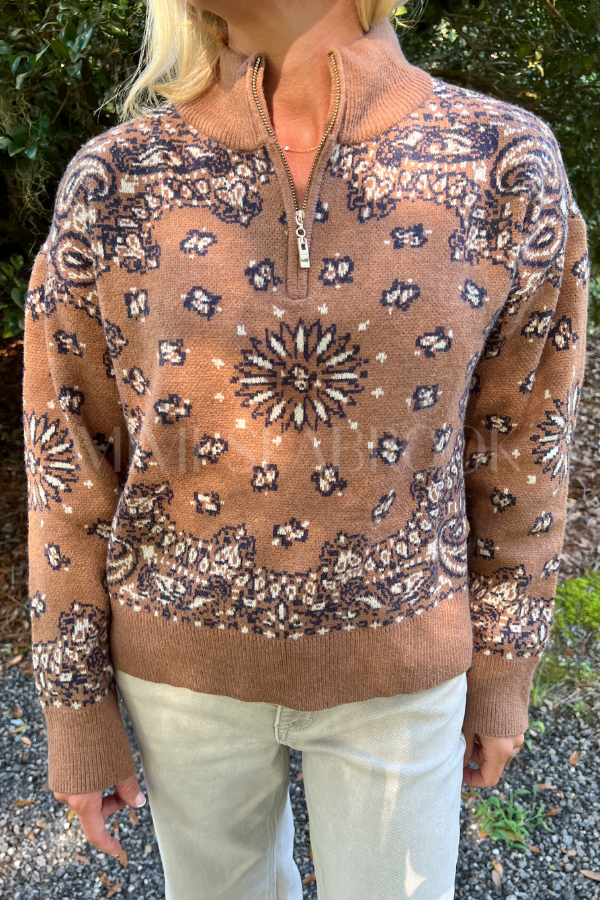 Newell sweater, caramel