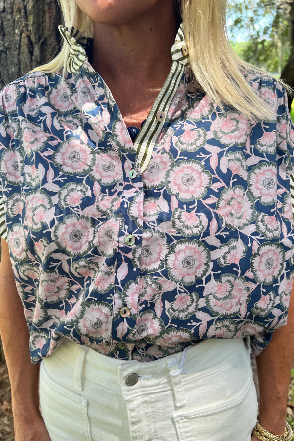 Newell top, navy