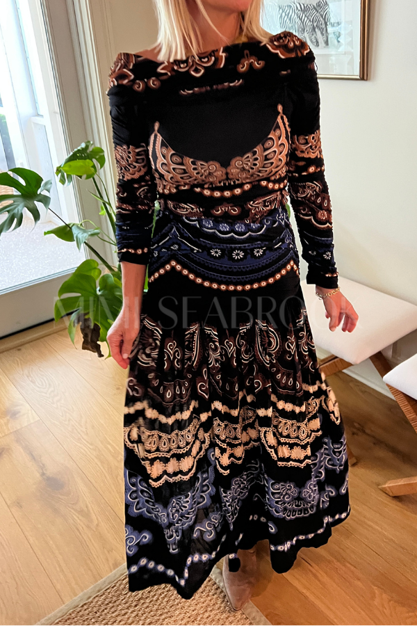 Nicole Strapless Maxi Dress by Farm Rio