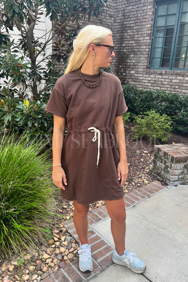 Norton dress, brown